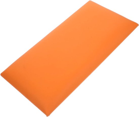 Peel and Stick Wandpaneel Voor Jongen Meisje Anti-collision Wandbekleding Met Gevoerde Hoofdbord Veiligheidsbescherming Voor Kinderkamer Speelkamer Kleuterklas Oranje