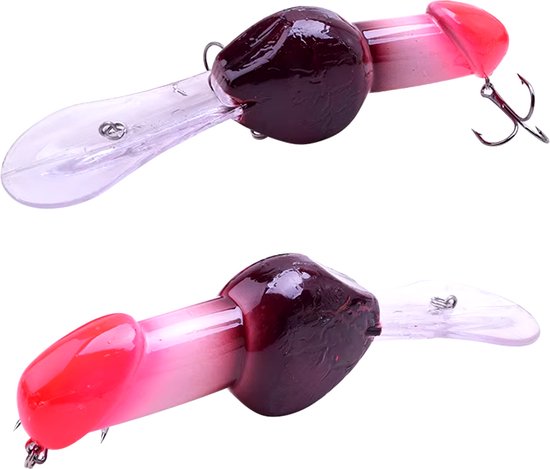 Penis Kunstaas Plug - Vissen - 8,5 cm - 27 gram - Diep Duikend Aas van Orca Fish Flats