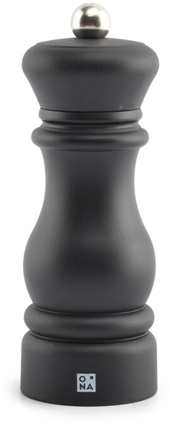 Peper- of zoutmolen Pepe Zwart 14 cm van AdHoc