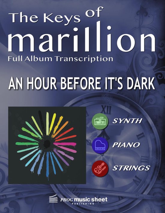 Piano, Synth & Strings Transcription van AN HOUR BEFORE IT'S DARK van Merkloos