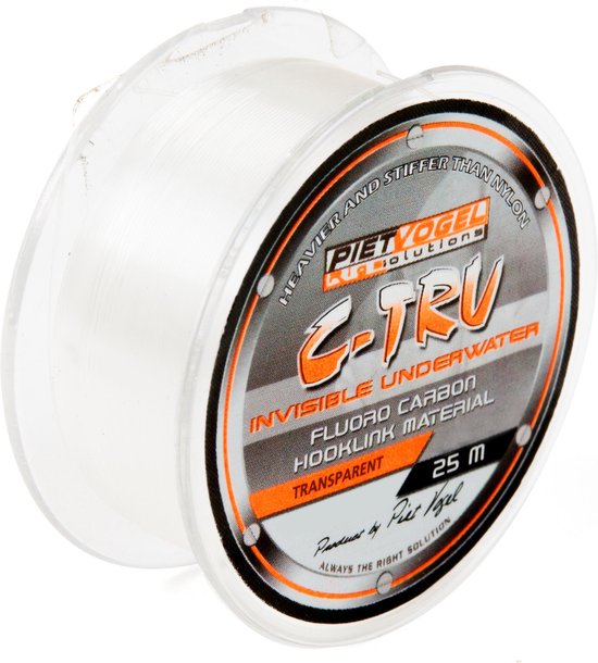 Piet Vogel C-Tru Fluoro Carbon - Onderlijnmateriaal - Transparant van Piet Vogel