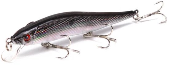 PikeAttack-RattleTwitch-Twichbait-Plug-Jerkbait-Grijs-15Gram-12cm