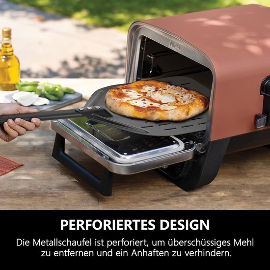 Pizzaschep, 30 x 39 cm oppervlak, pizzaspatel, temperatuurbestendig voor pizzaoven
