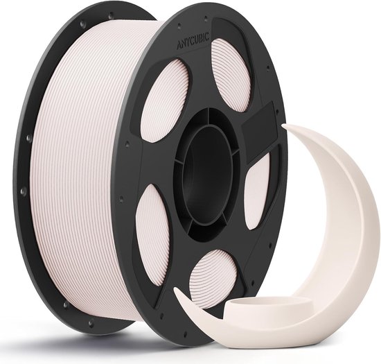PLA Filament 1 kg voor 3D Printers, Wit, Herbruikbare Spoel, Nauwkeurigheid +/- 0,02 mm, Ideaal voor Precisieprinten en Creatieve Projecten