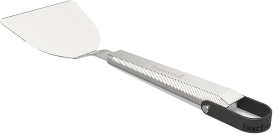 plancha spatel Premium uit rvs, bbq accessoire, 33cm