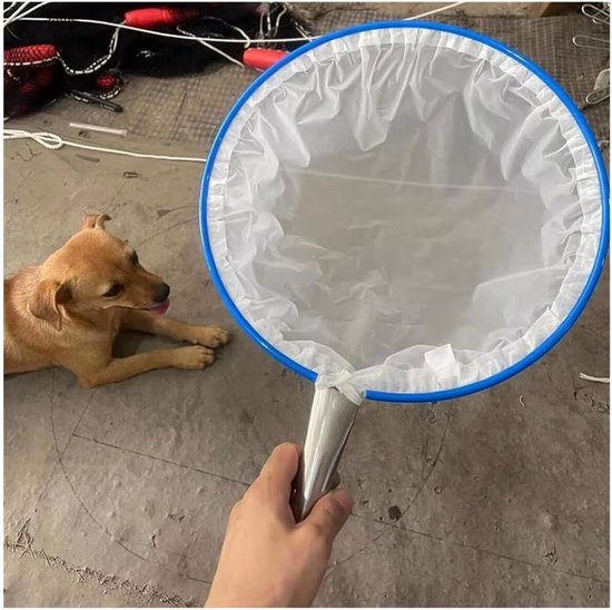 Plankton Net - Schepnet Aquatisch Onderzoek - Waterorganismen Verzamelen - Fijnmazig Nylon Net - 30cm Diameter - Niet gespecificeerd
