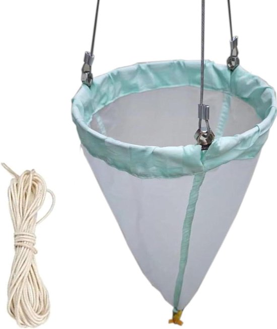 Planktonnet - Sleepnetten Verzamelnet - Watermonsters Nemen - Fijnmazig Nylon - 64 μm - Niet gespecificeerd