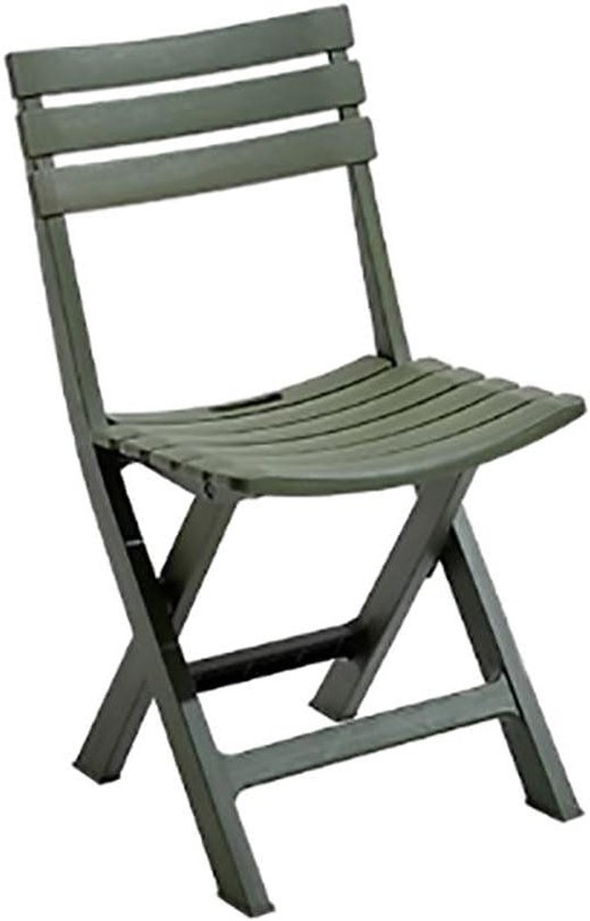 Plastic Folding Chairs - Dienstoelen Opvouwbaar - Extra Zitplaatsen Creëren - Stabiele Triangel Constructie - 3 kg - Groen