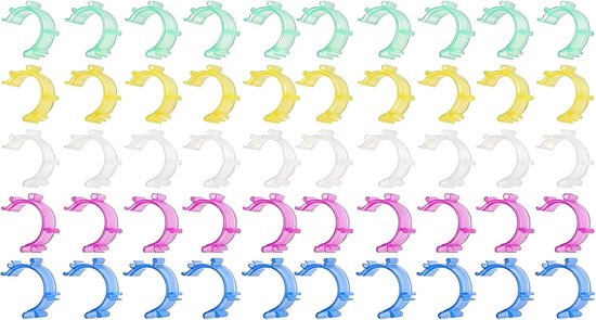 plastic houderklemmen, kleurrijke draadclips Gereedschap voor spoelorganiserend accessoire Voorkom dat staarten afwikkelen Geen losse uiteinden of draadstaarten