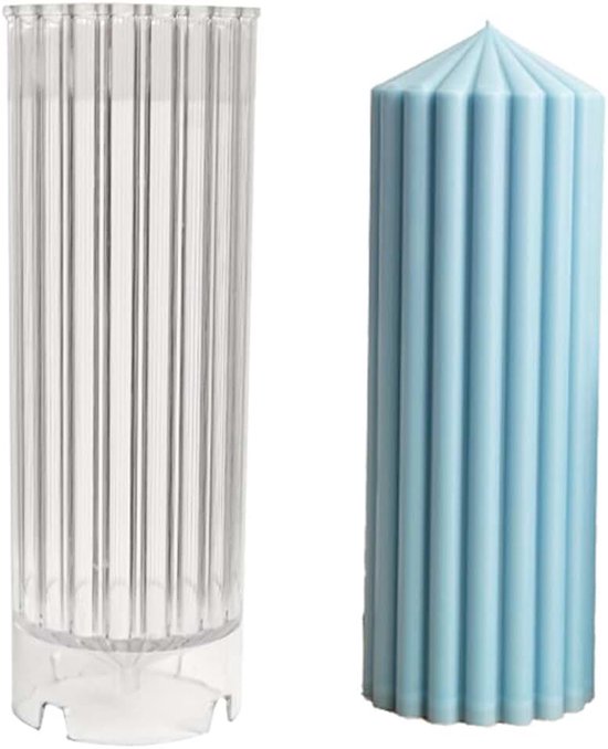 Plastic kaars schimmel, 3D spiraal cilinder kaars schimmel DIY aromatherapie kaarsen bloemen eettafel bruiloft decoratie