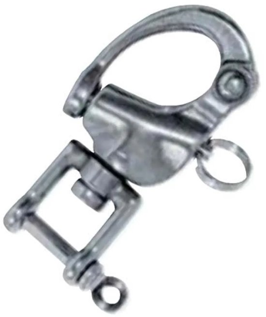 Plastimo Snap Clevis Pin Swivel Carabiner Harpsluiting Zilver 16 mm van Merkloos
