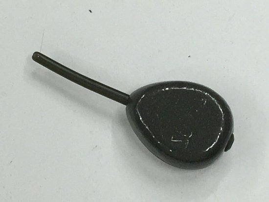Platte Peer Loodjes - Inline Visserij Lood - Karper Vissen - Inline Ontwerp - 85 g - Zwart