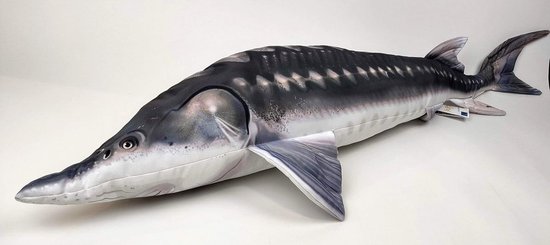 Pluche steur 1,20m - Leuk cadeau voor vissers en kinderen