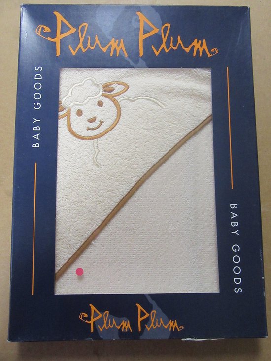 Plum plum babygoods  Badcape - Slaap kindje  - Ecru van Plum