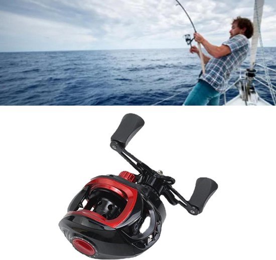 plus - Lichtgewicht Baitcasting Reel voor Zoutwater en Zoetwater Vissen - Links of Rechts Handvat