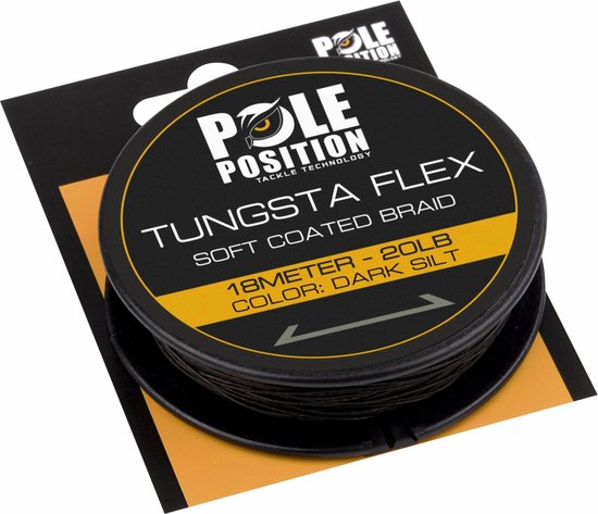 Pole Position Tungsta Flex Coated Braid - Onderlijnmateriaal van Merkloos