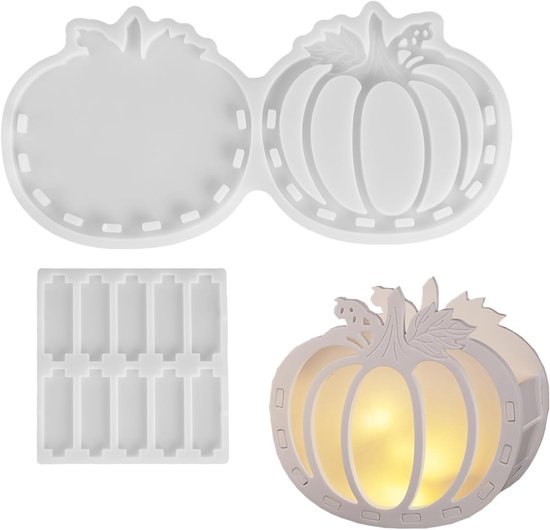 pompoenvorm, siliconen kaars herfst, pompoenvorm Halloween-kaars, siliconen, Halloween-toepassing, Thanksgiving, Kerstmis (A)