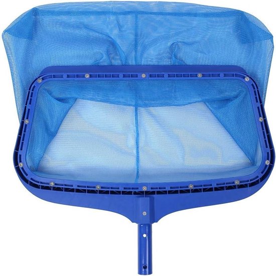 Pool Skimmer Net - Leaf Rake Cleaning Tool voor zwembad vijver - Verwijder bladeren en puin van Black Stone
