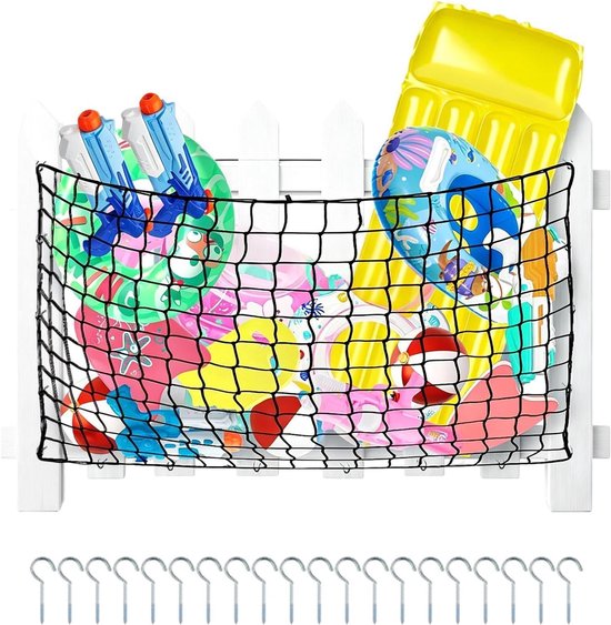 Pool Toy Organizer, Netto Heavy Duty, Elastisch gaas