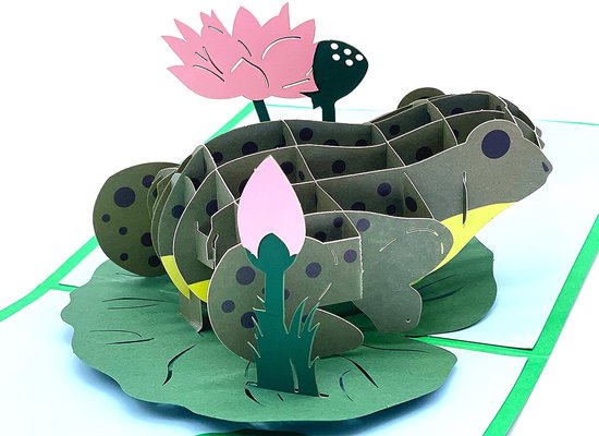Pop-Up-Groetkaarten – 3D-kaarten met Froschmotief voor verschillende gelegenheden