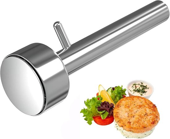 Portioneerder, professionele schep voor falafel, 4 cm, roestvrij staal, dikke Falafel-maker, schep van roestvrij staal, voor falafel/gehaktballen