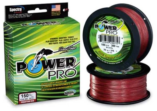 Power Pro Dyneema | Red | 0.28mm | 455m van Merkloos