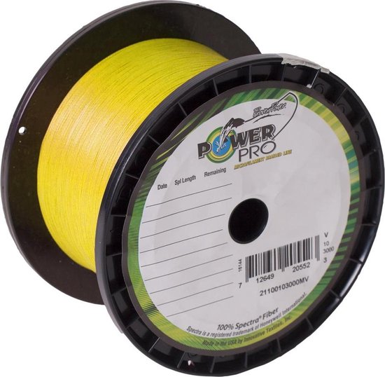 Power Pro Dyneema | Yellow | 0.23mm | 2740m van Merkloos