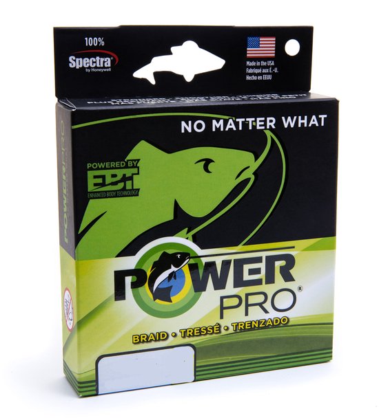 Power Pro Geel - Gevlochten lijn - 0.10 mm - 5 kg - 275 m van Power Pro