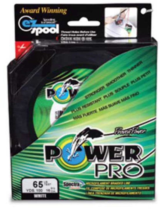 Power Pro Spectra Gevlochten Vislijn 135 M Zwart 0.190 mm van Merkloos