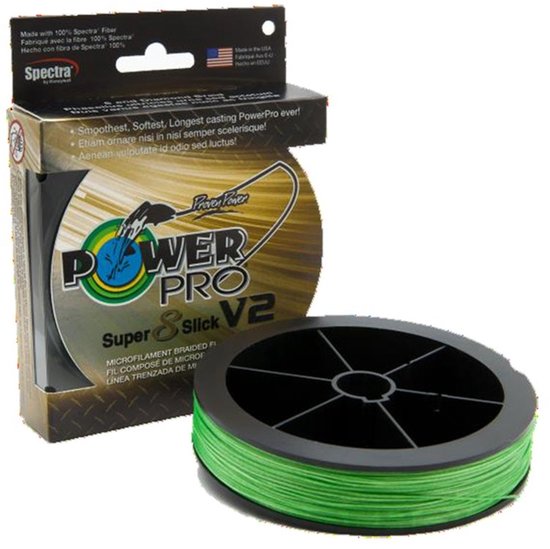 Power Pro Super 8 Slick V2 Gevlochten Vislijn 2740 M Oranje 0.190 mm van Merkloos