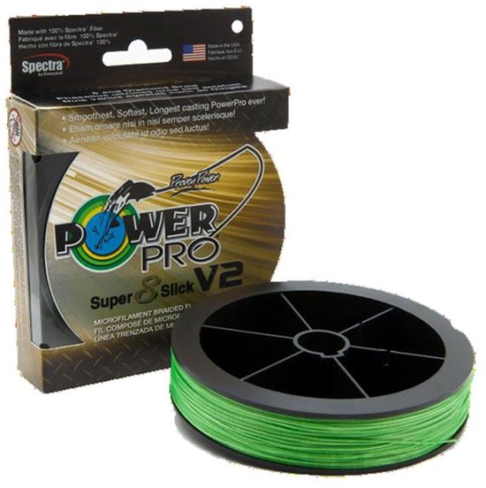 Power Pro Super 8 Slick V2 Gevlochten Vislijn 275 M Groen 0.190 mm van Merkloos