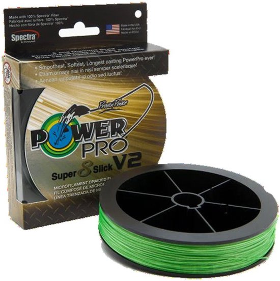 Power Pro Super 8 Slick V2 Gevlochten Vislijn 275 M Groen 0.320 mm van Merkloos