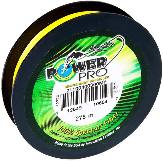 Powerpro Braided Line | 275m 0.08 Mm Yellow - PROMO
