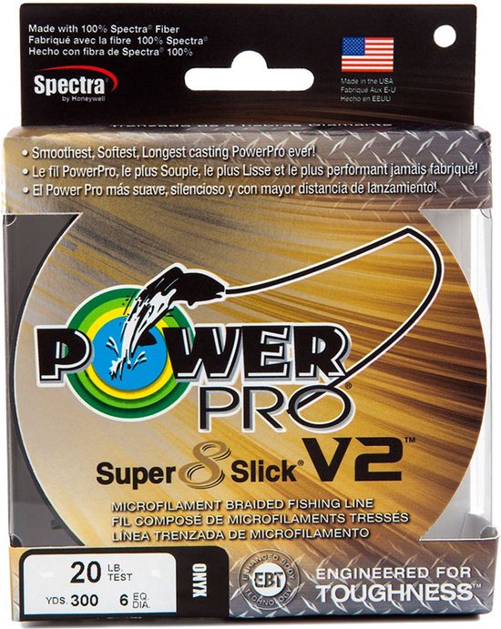 Powerpro Power Pro Super 8 Slick V2 | 275m Moon Shine 0.13 Mm van Powerpro