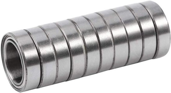 Precisie kogellagers 10 stuks 6700ZZ - Dubbel afgeschermd - Dunne doorsnede - 10 * 15 * 4mm van Merkloos