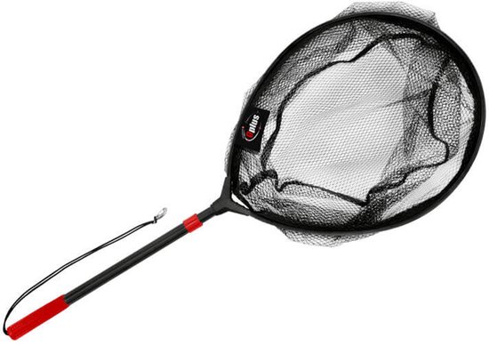 Predator-Z - Rubber Schepnet 50 x 40 cm - Telescopische Steel 134 cm van Merkloos