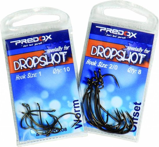 Predox Dropshot Wormhooks - Maat 4 van Predox