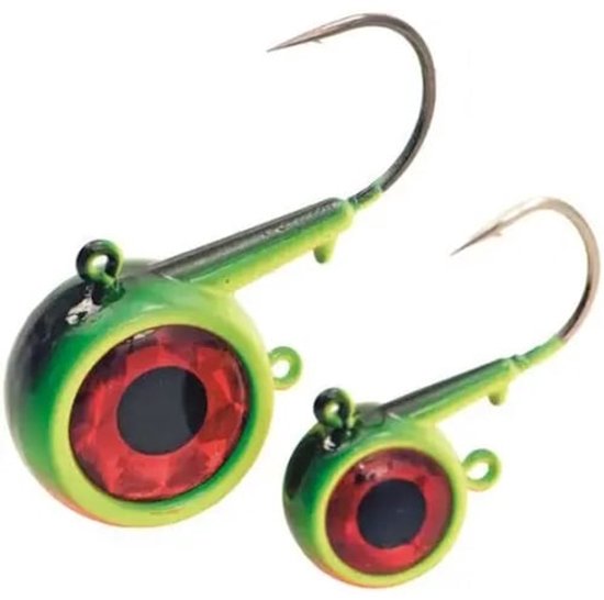 Predox Fireball Jig Head - Predox jigkop met horizontale aasaanbieding voor snoek en snoekbaars 15GR van Merkloos