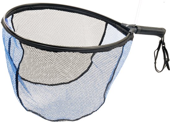 PREDOX Short Rubber Floating Net - Schepnet - Drijvend - Rubber - Compact - Roofvis van Predox