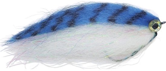 Predox Weedless Pike Fly - weedless streamer met offsethaak 5/0 voor roofvissen Mackerel van Predox