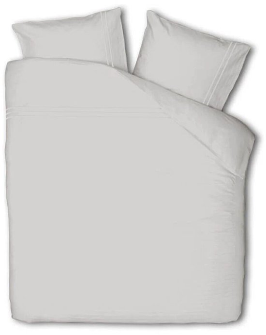Presence Dekbedovertrek Egyptisch Katoen Uni - Grijs - 200x260 van Présence.