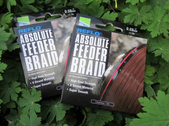 Preston Absolute Feeder Braid - 0.08mm - 150m - Gevlochten Lijn - Bruin