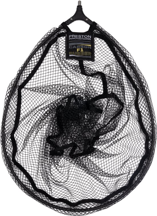 Preston Carbon F1 Latex Landingsnet 18 | Schepnet van Preston