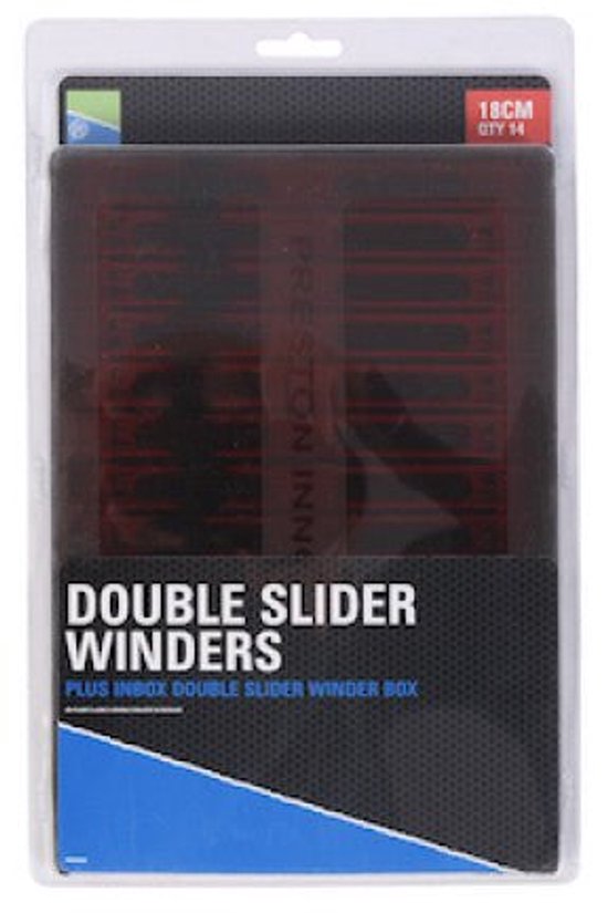 Preston Double Slider Winders + Winder Box 26cm