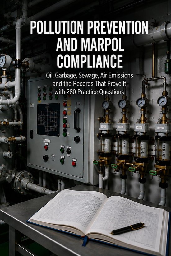 Prevention and MARPOL Compliance: Oil, Garbage, Sewage, Ballast Water and Air Emissions with 240 Practice Questions