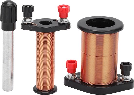 Primaire en secundaire spoel voor elektromagnetische inductie-experimenten - Groot model voor fysica lab, eenvoudig in gebruik, ideaal voor onderwijs en onderzoek