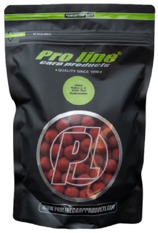 Pro Line Readymades Boilies Mulberry & Robin Red 1kg - Boilies