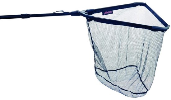 Pro Target Landing Net – Sterk landingsnet met 8 mm maas en 2-delige aluminium steel van Merkloos