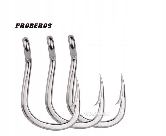 PROBEROS Zoutwater Haken Maat 11/0 - Sterk & Scherpe Vishaak