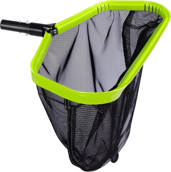 Professional Pool Landing Net - Double Deep Net for Pool Cleaning - Green (No Bar) van Pro